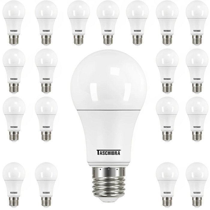 Kit Com 20Pçs Lâmpada Led 9W TKL60 6500K Taschibra