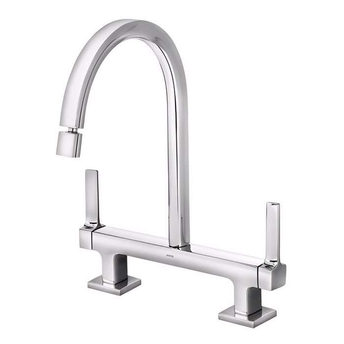 Misturador Para Cozinha De Mesa Bica Alta Docol Quad 07087006