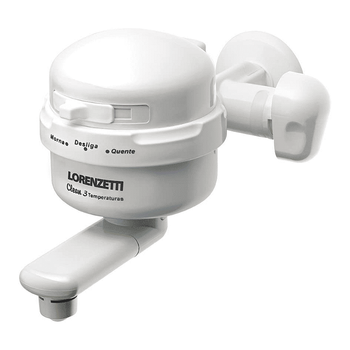 Torneira Elétrica Clean 3T Branca 5400W 220V