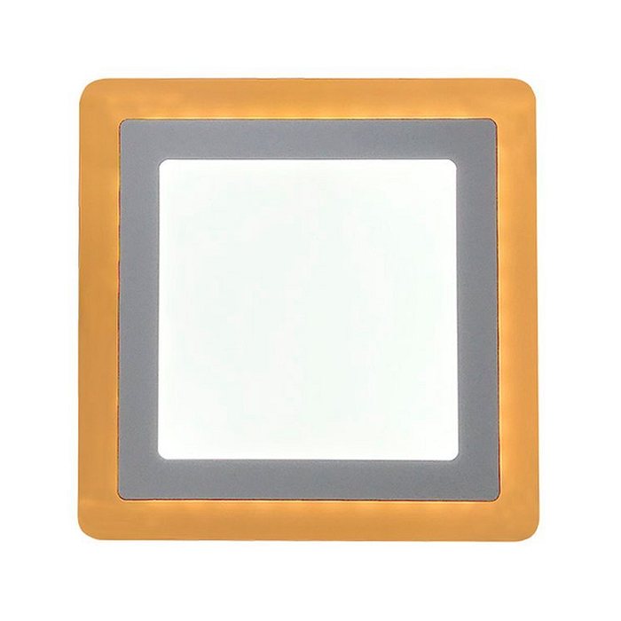 Painel de Led Sobrepor Dual Color 18W+6W Quadrado Taschibra Bivolt 110V/220V