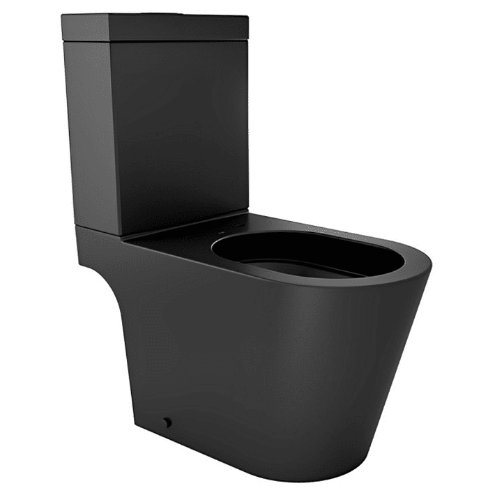 Kit Vaso Sanitário Com Caixa Acoplada Liss Ônix Docol Preto Fosco 12009743119