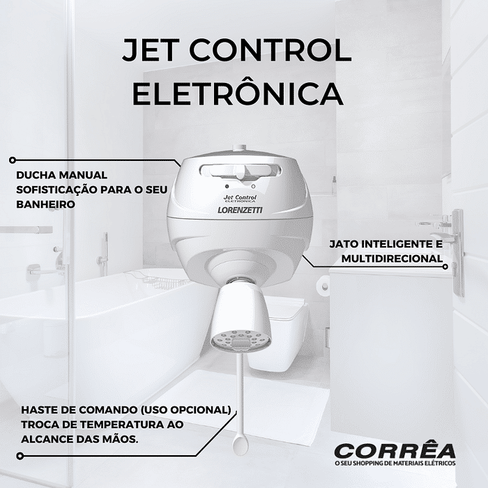 Chuveiro Jet Control Eletrônico 7500W 220V