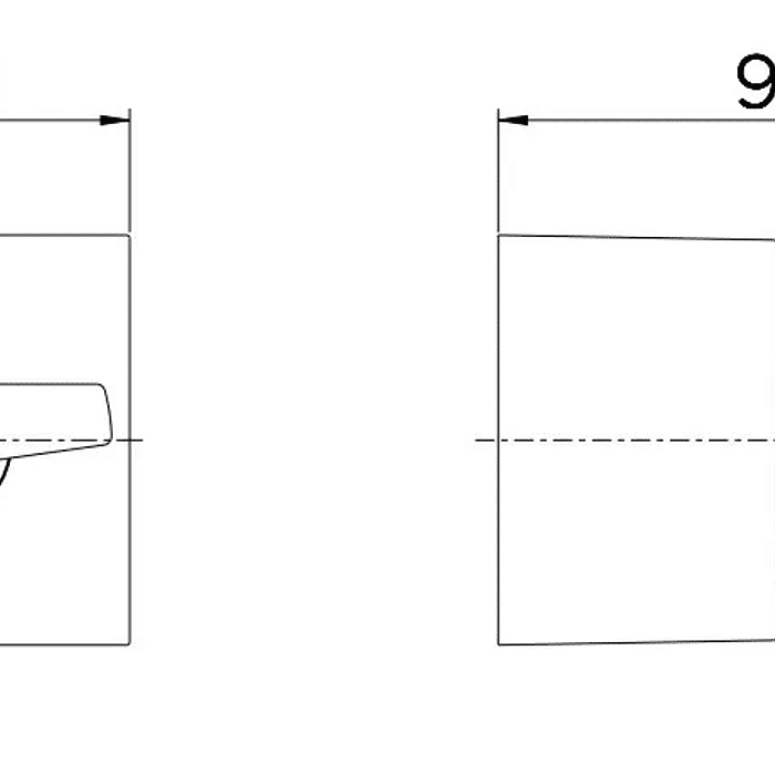 Acabamento Para Registro Base Docol 1/2" à 1" City Chrome