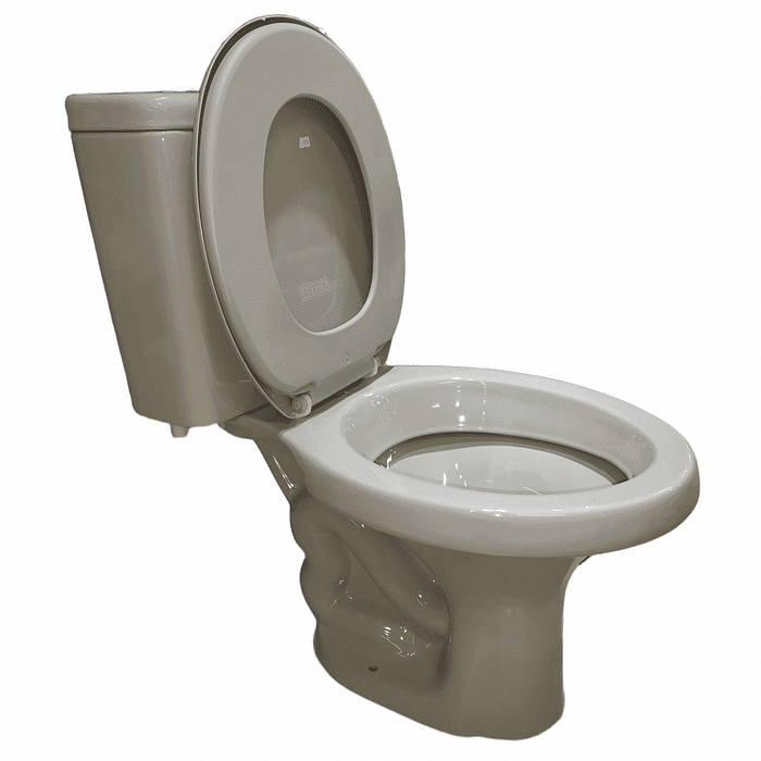 Kit Completo Vaso Sanitário Parati Com Caixa Acoplada Cinza Cromo Logasa