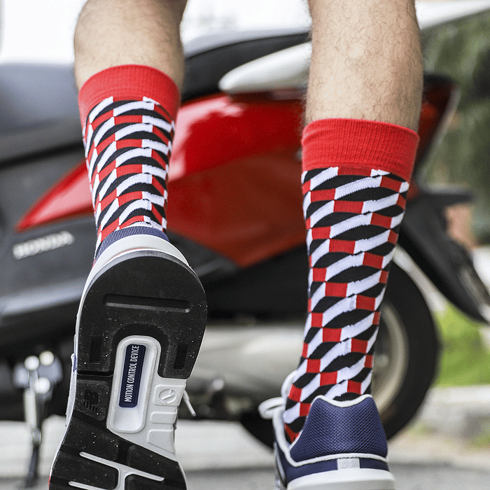 Meia Casual Norden Laguna Vermelho