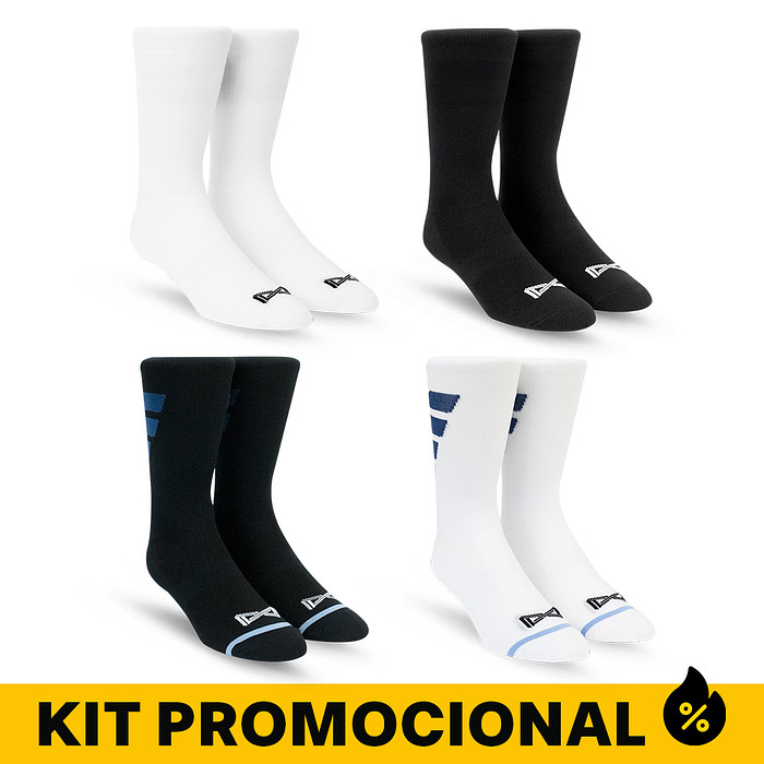 Kit Meia Performance Norden Básica - 4 Pares