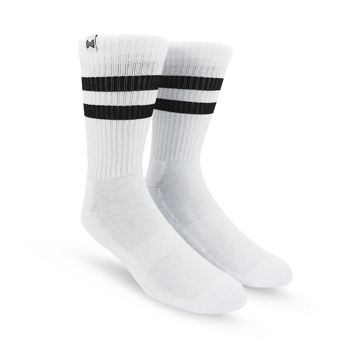 Meia Esportiva Norden Old School Branco 44/48