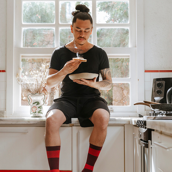 Meia Esportiva Norden Leon Vermelho