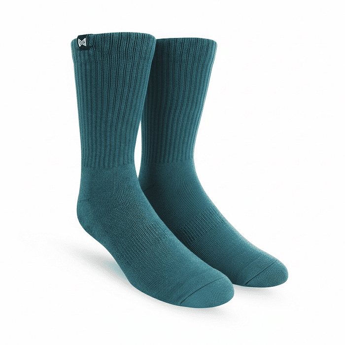 Meia Esportiva Norden Básica Turquesa