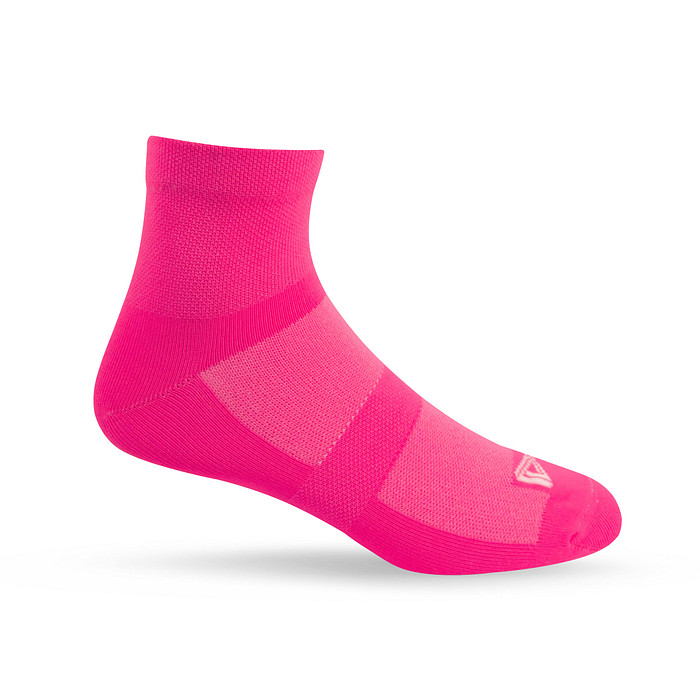 Meia Performance Norden Cano Curto Rosa