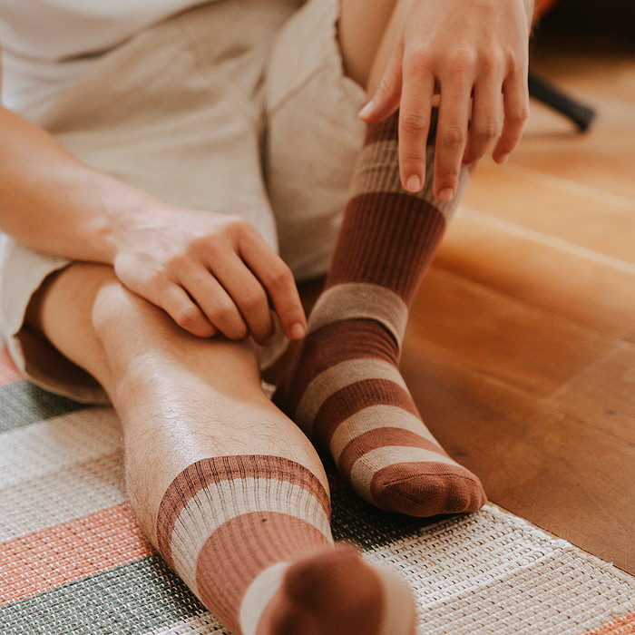 Meia Esportiva Norden Leon Marrom