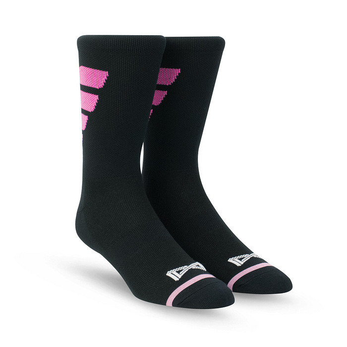 Meia Performance Norden Preto e Rosa