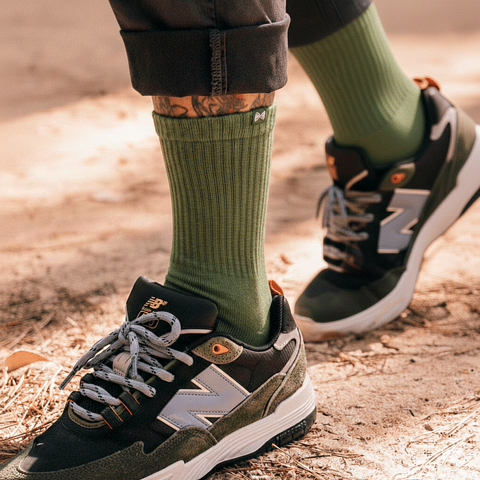 Meia Esportiva Norden Básica Verde Claro