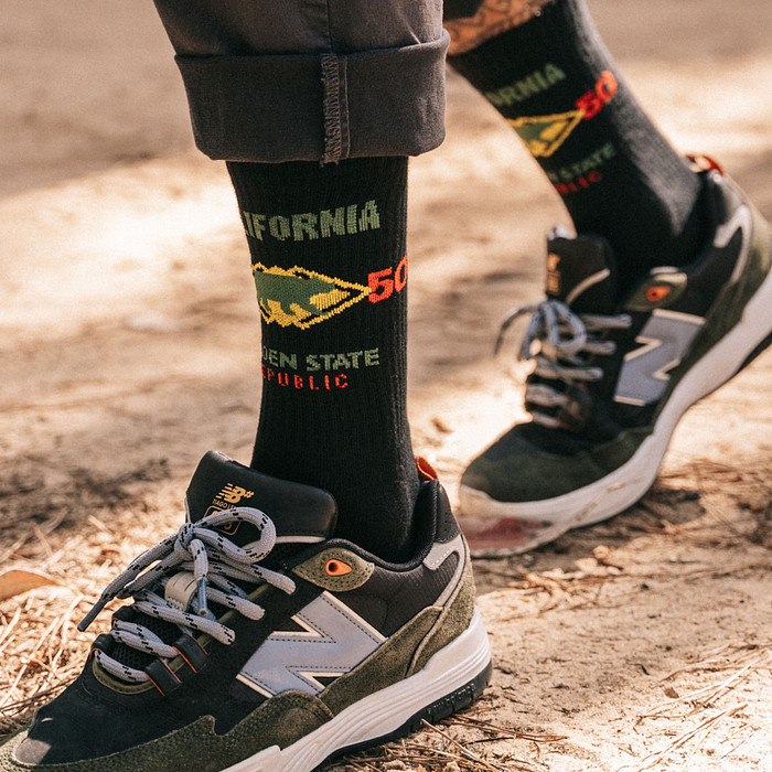 Meia Esportiva Norden California Preto