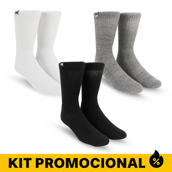 Kit Meia Esportiva Norden - Básicas 44/48