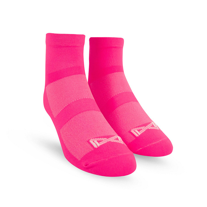 Meia Performance Norden Cano Curto Rosa