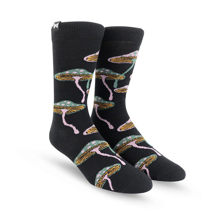 Meia Casual Norden Cogumelos