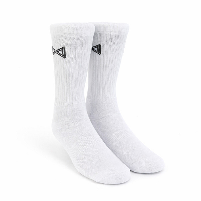 Meia Esportiva Norden Logo Branco