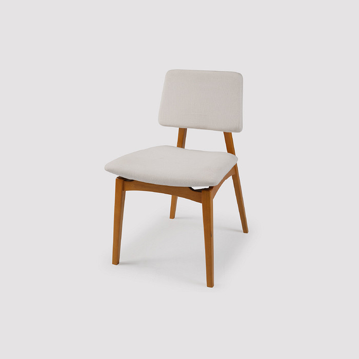 Cadeira de Jantar Pienza Estofada em Madeira Maciça