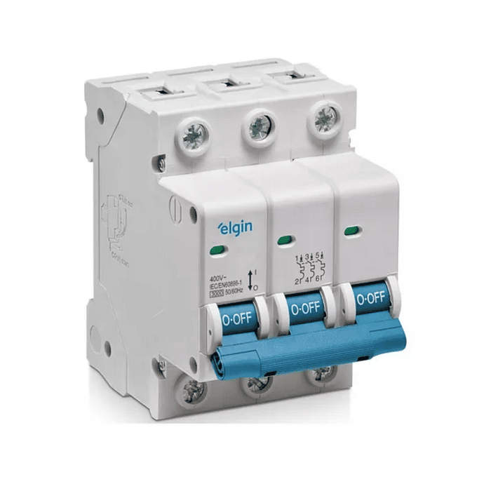MINI DISJUNTOR 06A - 3P - ELGIN