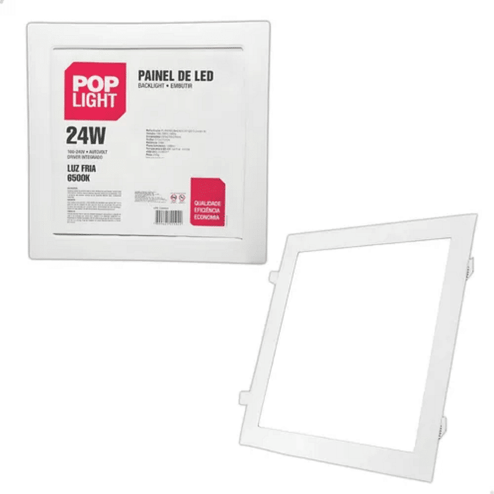 ZKIT 1 PAINEL PLAFON 24W Q-E 29X29 - 6500k