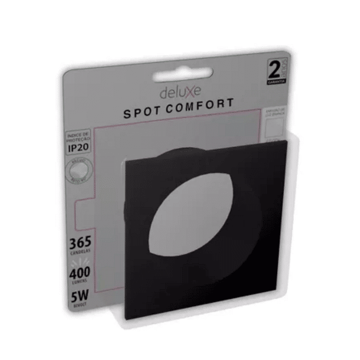 Spot Recuado Comfort Quad LED 5W