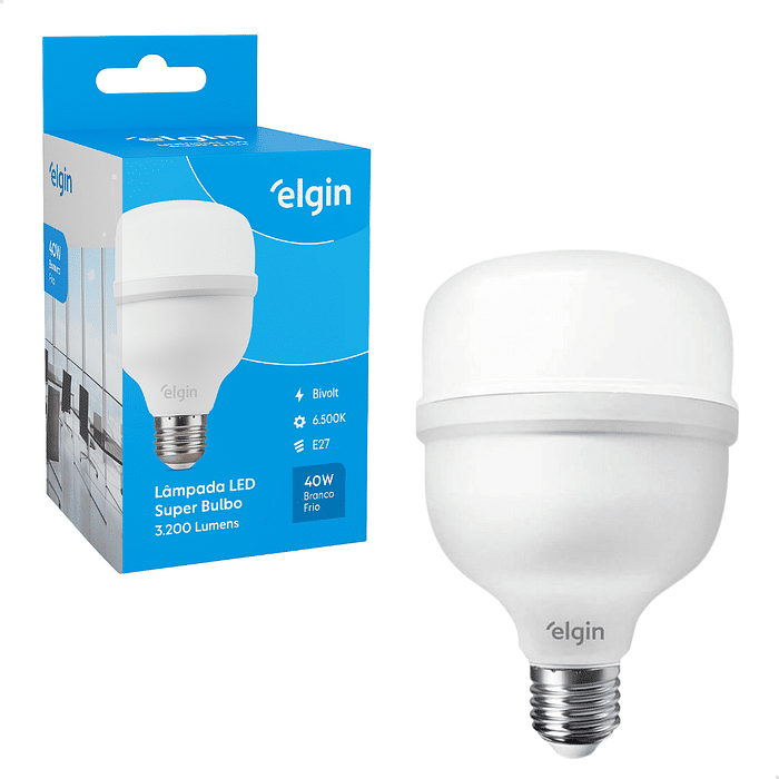 LAMPADA LED 40W BULBO - ELGIN