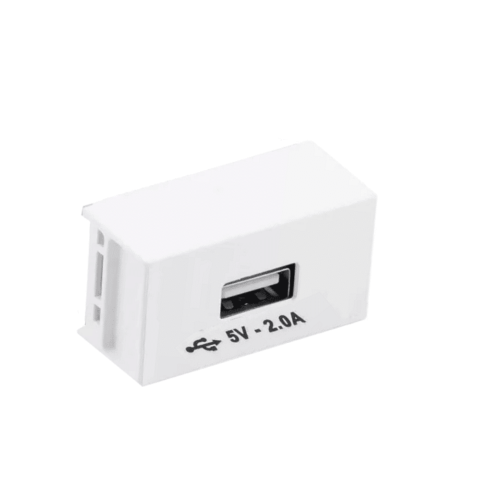 Módulo Tomada USB 2A Slim - Ilumi