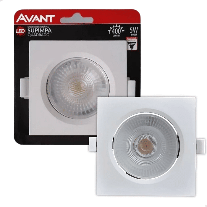 Spot Embutir Authentic Quad LED 5W