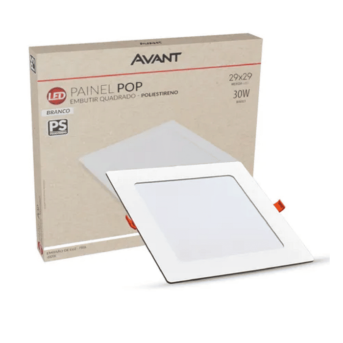 PAINEL PLAFON 30W Q-E 39X39 POP - AVANT