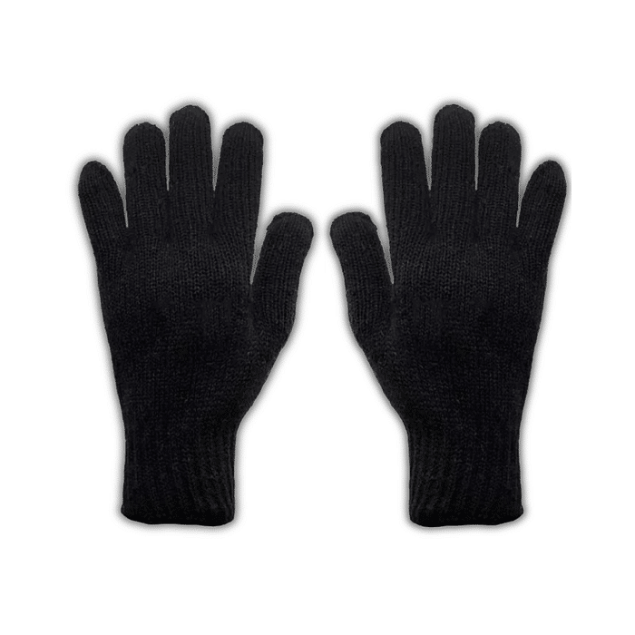 Luva Malha Preta Sem Pig.