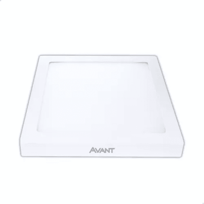 Painel Plafon LED 18W Sobrepor Quadrado 22x22cm