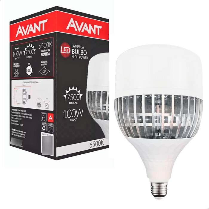 Lâmpada LED 100W E27 Bulbo - Avant