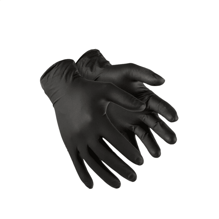 Luva S.Glove Black C/ 50 Mãos
