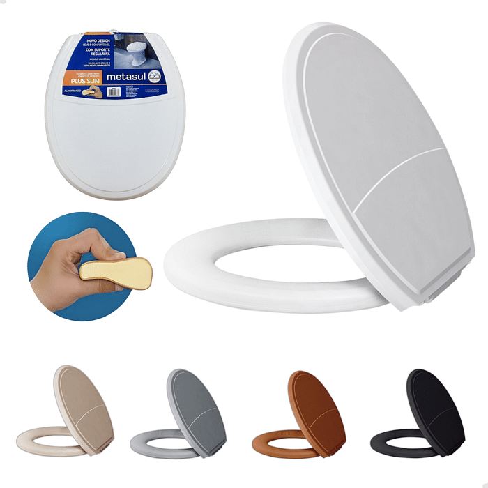 Assento Plus Metasul - Oval Universal Soft, Alta Qualidade e Conforto