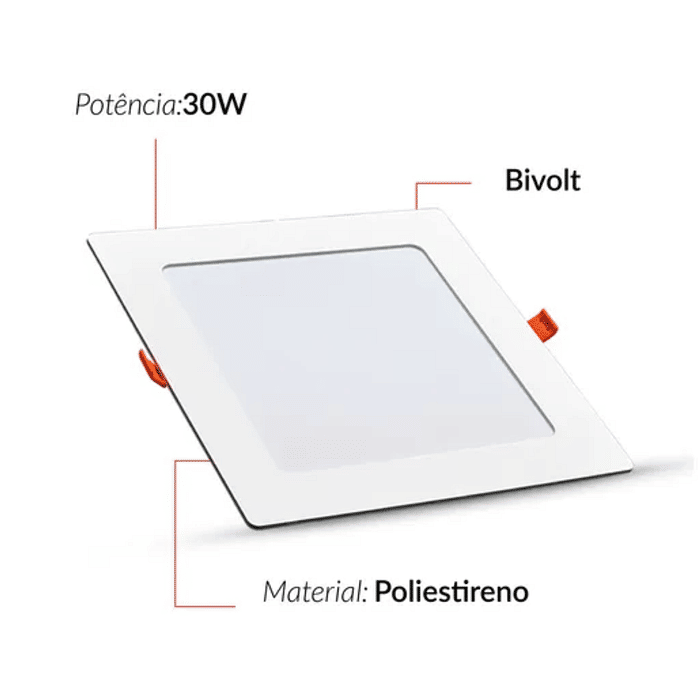 PAINEL PLAFON 30W Q-E 39X39 POP - AVANT