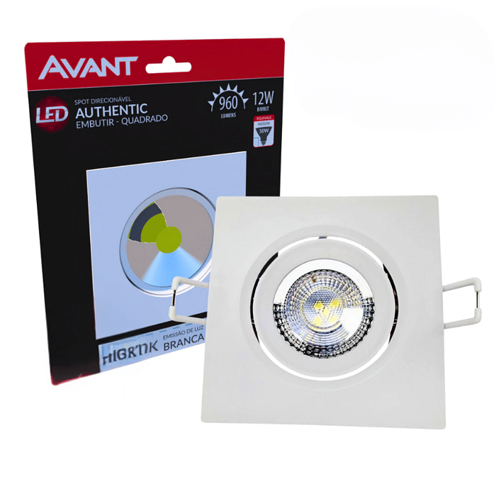 SPOT EMBUTIR AUTHENTIC QUAD LED 12W