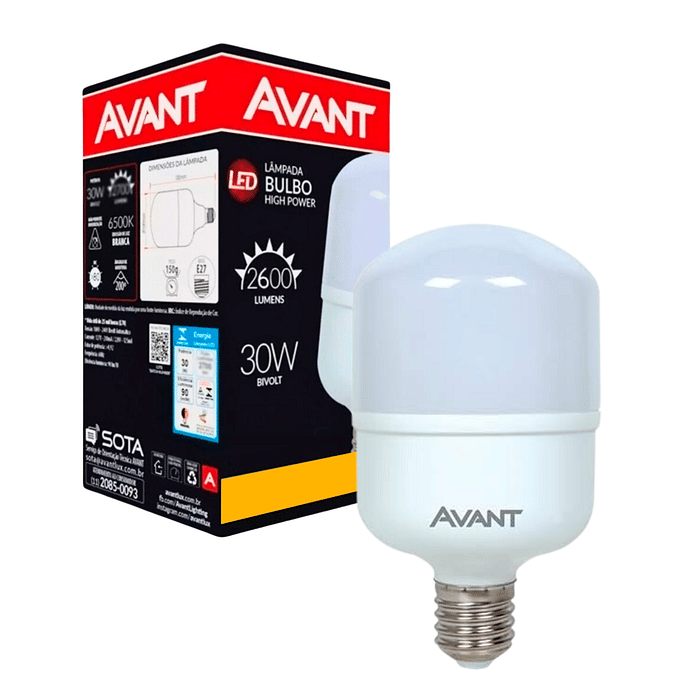 Lâmpada LED 30W E27 Bulbo - Avant