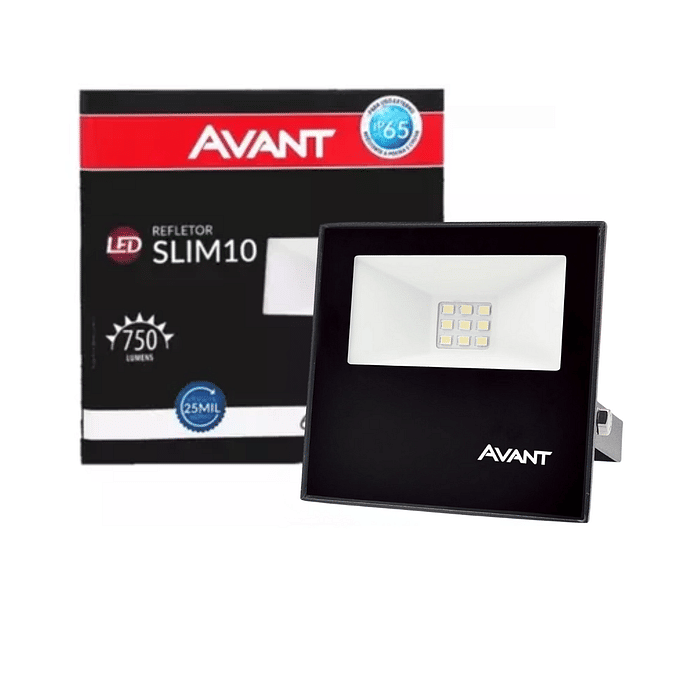 Refletor Holofotote 10W LED Slim - Avant