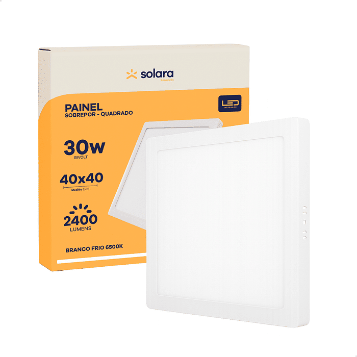 PAINEL PLAFON 30W Q-S 40X40 - SOLARA