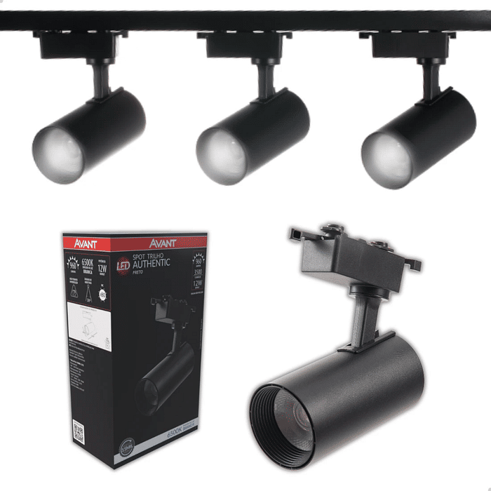 Kit Trilho 3 Spot Authentic 12W