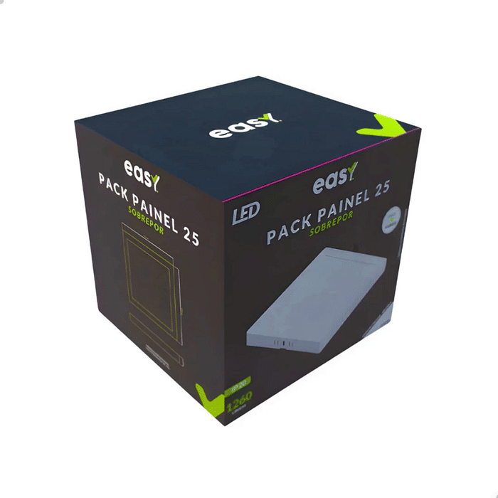 Pack 10 Painel Plafon 25W Q-S 30X30 - Easy