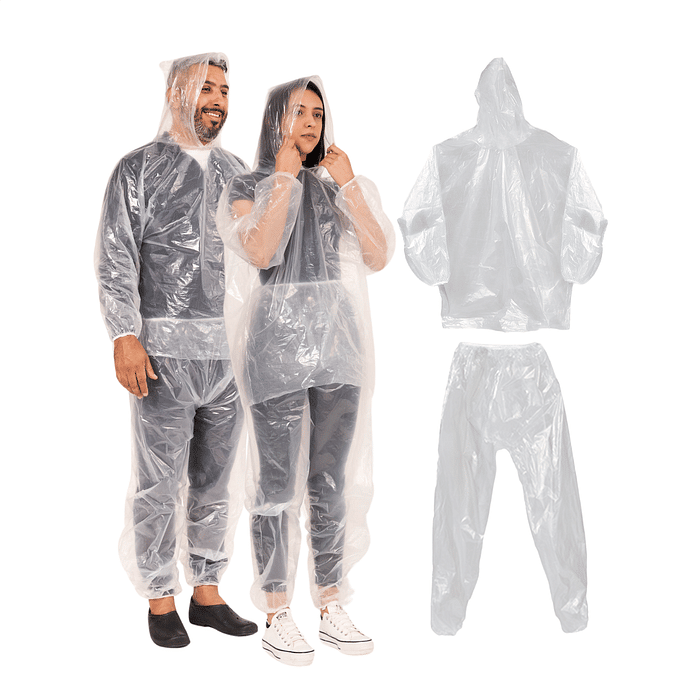 Conjunto de Chuva Reforçado Capa + Calça