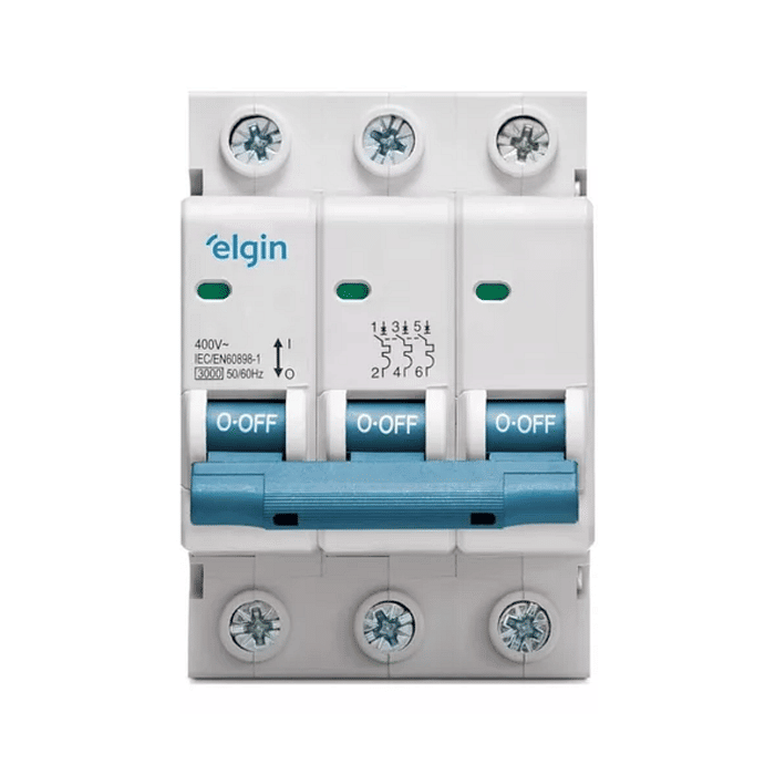MINI DISJUNTOR 06A - 3P - ELGIN