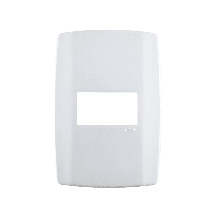 Placa 4x2 1 Módulo Horizontal C/Suporte Slim - Ilumi