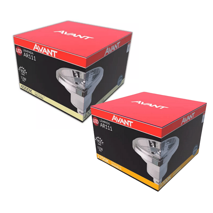 Lâmpada LED AR111 12W GU10 - Avant