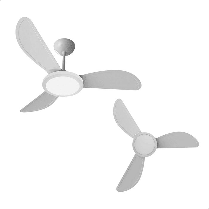 VENTILADOR DE TETO FIRENZE - COM LED - COM CONTROLE REMOTO - PRETO