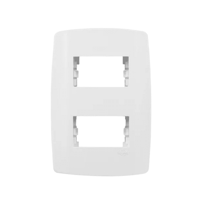 Placa 4x2 2 Módulos C/Suporte Slim - Ilumi