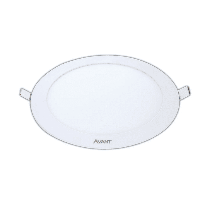 Painel Plafon LED 18W Embutir Redondo 22x22cm - Avant