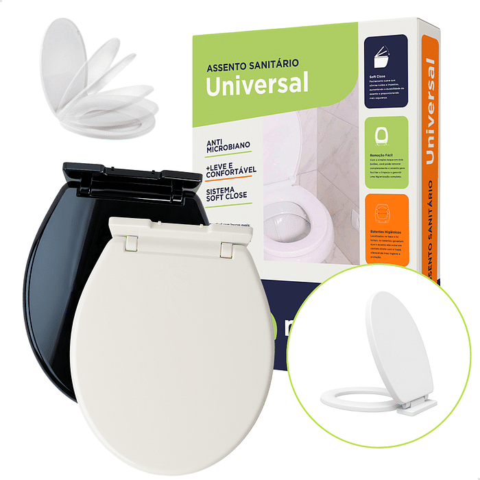Kit 10 Assentos Universal Soft Close - Maeto